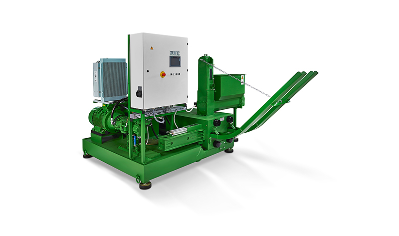 RUF Briquette Press: 100 % Power made in Germany